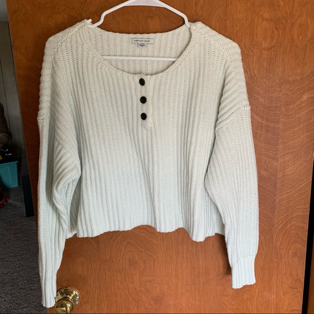 American Eagle Cropped Sweater